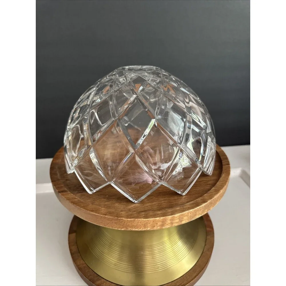 Vintage Mikasa Crescendo Crystal Bowl 8” Diameter